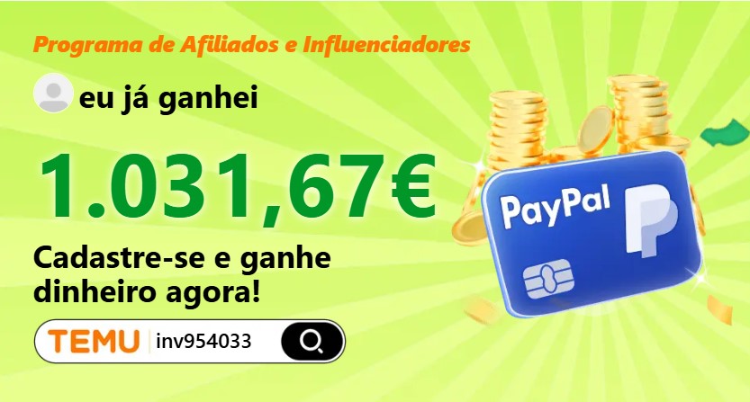 Como Ser Afiliado da Temu em Portugal e Ganhar Dinheiro Online
