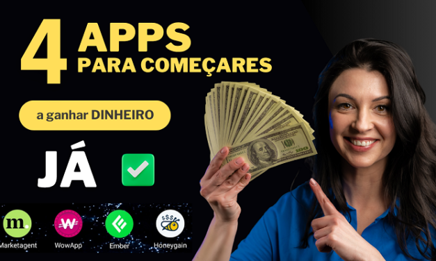4 apps para fazer dinheiro na internet do ZERO (para iniciantes)