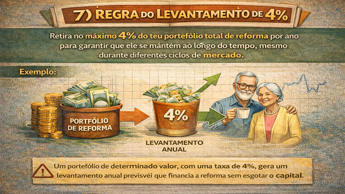 Regra dos 4%: Como viver dos teus investimentos (FIRE)