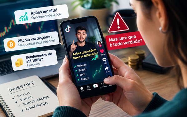 Conselhos de investimento no TikTok? Mais de 70% dos “finfluencers” analisados podem não ter qualificações suficientes