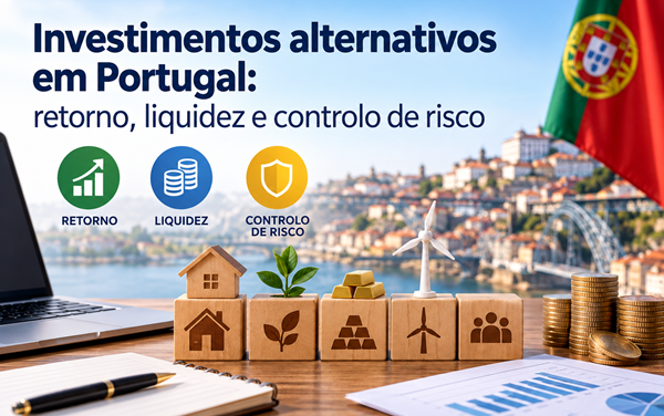 Investimentos alternativos em Portugal: retorno, liquidez e controlo de risco