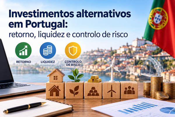 Investimentos alternativos em Portugal: retorno, liquidez e controlo de risco