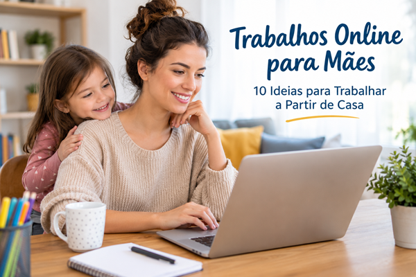 Trabalhos Online para Mães: 10 Ideias para Trabalhar a Partir de Casa